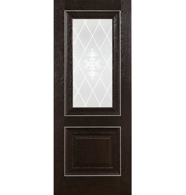 Межкомнатная дверь Бастион Катрин Классика 62 Дуб темный - фото