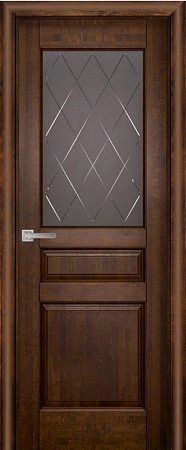 Межкомнатная дверь Валенсия (массив ольхи) - фото