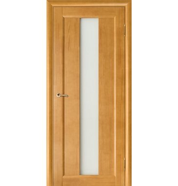 Межкомнатная дверь Вега-18 светлый орех (массив) - фото