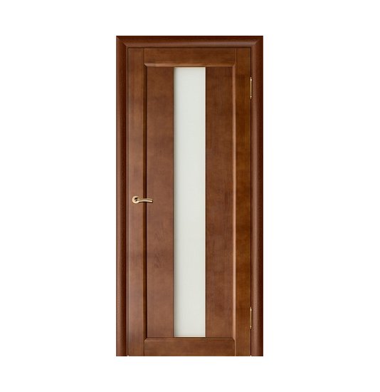 Межкомнатная дверь Вега-18 тёмный орех (массив) - фото