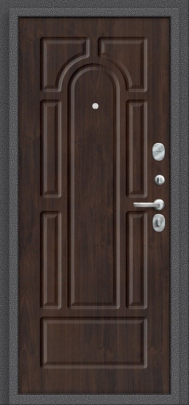 Входная дверь el'Porta R 104.П55 Антик серебро/Almon 28 - фото