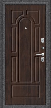 Входная дверь el'Porta R 104.П55 Антик серебро/Almon 28 - миниатюра фото