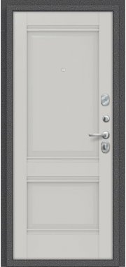 Входная дверь el'Porta R 104.К42 Антик серебро/Nardo Grey - миниатюра фото
