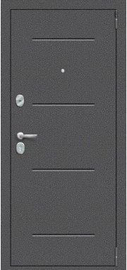 Входная дверь el'Porta R 104.К42 Антик серебро/Nordic Oak - миниатюра фото