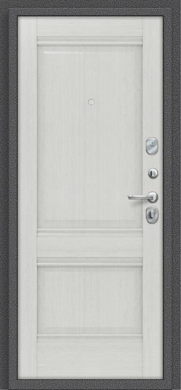 Входная дверь el'Porta R 104.К42 Антик серебро/Bianco Veralinga - фото