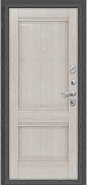 Входная дверь el'Porta R 104.К42 Антик серебро/Cappuccino Veralinga - миниатюра фото