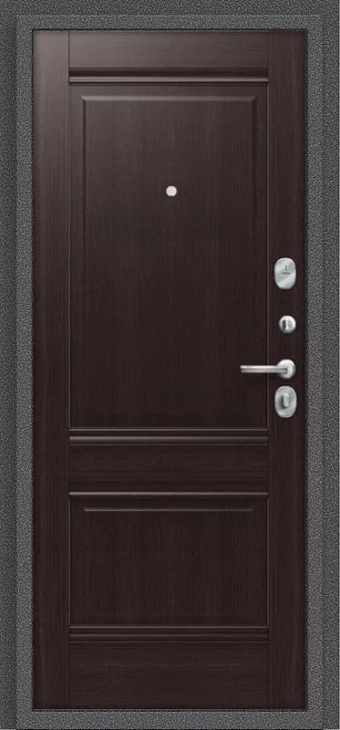 Входная дверь el'Porta R 104.К42 Антик серебро/Wenge Veralinga - фото
