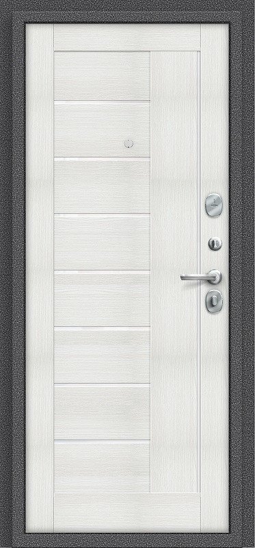 Входная дверь el'Porta R 104.П29 Антик Серебро/Bianco Veralinga - фото