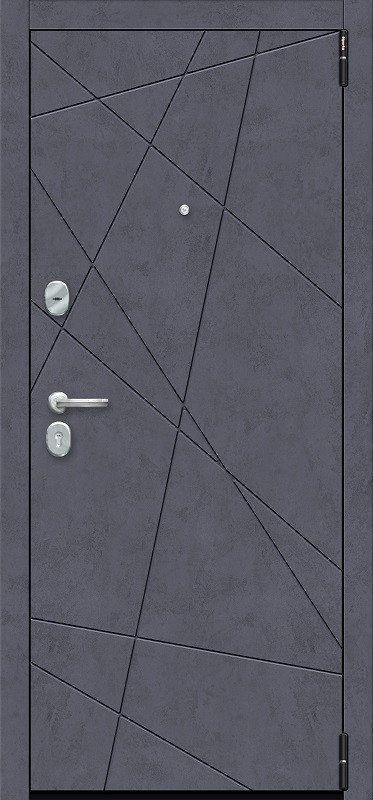 Входная дверь el'Porta R 15.15 Graphite Art/Super White - фото