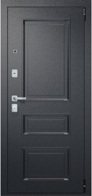 Входная дверь el'Porta R 403.К42 Букле черный/Alaska - миниатюра фото