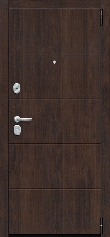 Входная дверь el'Porta R 4.П50 IMP-6 Almon 28/ Grey Art - фото