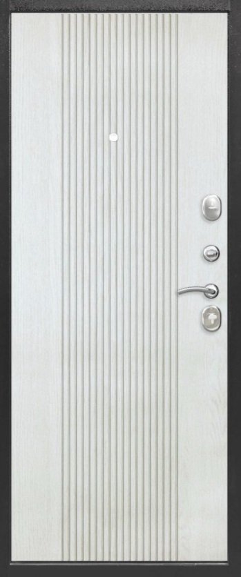 Входная дверь Ferroni Nova Серебро Белый ясень - фото