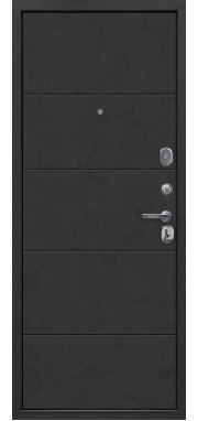 Дверь Ferroni 7.5 Гарда Букле черный Бетон графит - миниатюра фото