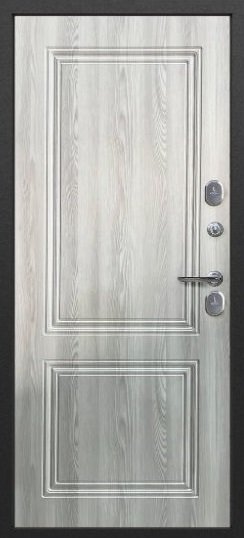 Дверь Ferroni 11 см ISOTERMA Серебро Ривьера Айс - фото