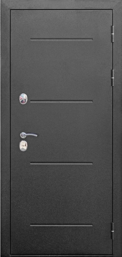 Дверь Ferroni 11 см ISOTERMA Серебро Лиственница беж Царга - фото