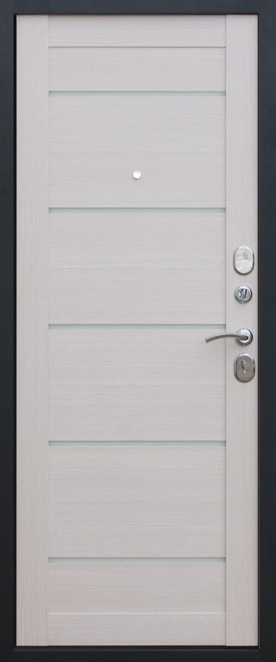 Дверь Ferroni 11 см ISOTERMA Серебро Лиственница беж Царга - фото