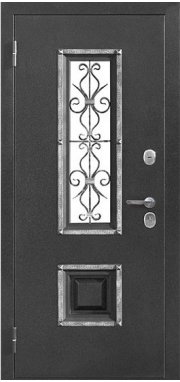 Входная дверь Ferroni 7,5 см Венеция Серебро Белый ясень - миниатюра фото