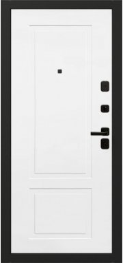 Входная дверь Oiko Acoustic Grafika-1 Grey Soft/K2 Софт белый - миниатюра фото