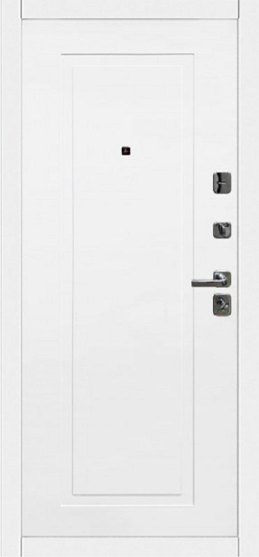 Входная дверь Oiko Acoustic Grafika-2 White/K1 Софт белый - фото