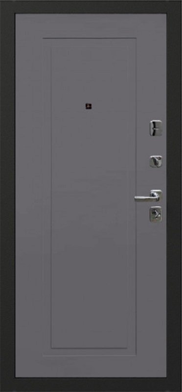 Входная дверь Oiko Acoustic K2 Grey Soft/K1 Софт серый - фото