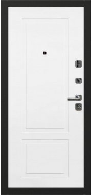 Входная дверь Oiko Acoustic K2 Grey Soft/K2 Софт белый - миниатюра фото