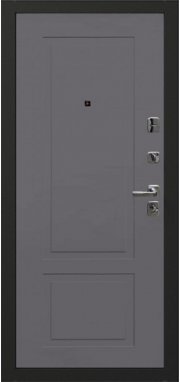 Входная дверь Oiko Acoustic K2 Grey Soft/K2 Софт серый - миниатюра фото