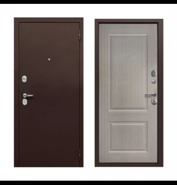 Входная дверь Цитадель 6 см Бежевый клен - фото