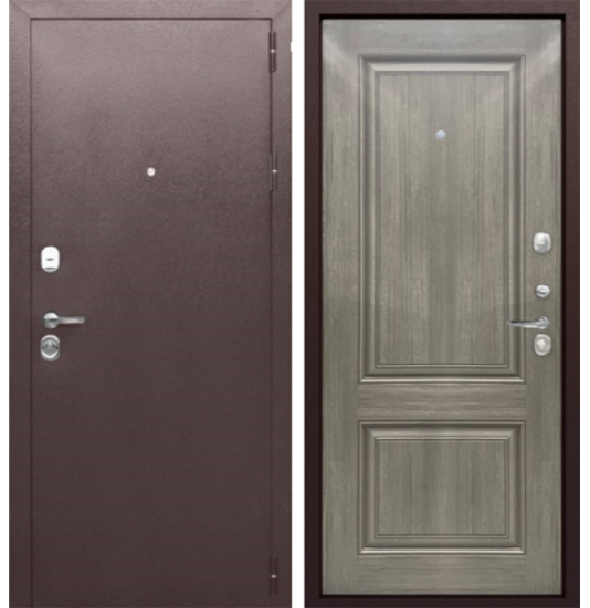 Входная дверь Цитадель тайга 9 см Серый клен - фото