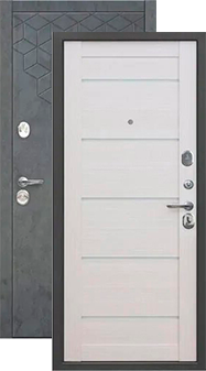 Входная дверь Ferroni Феникс Лиственница беж Царга - фото